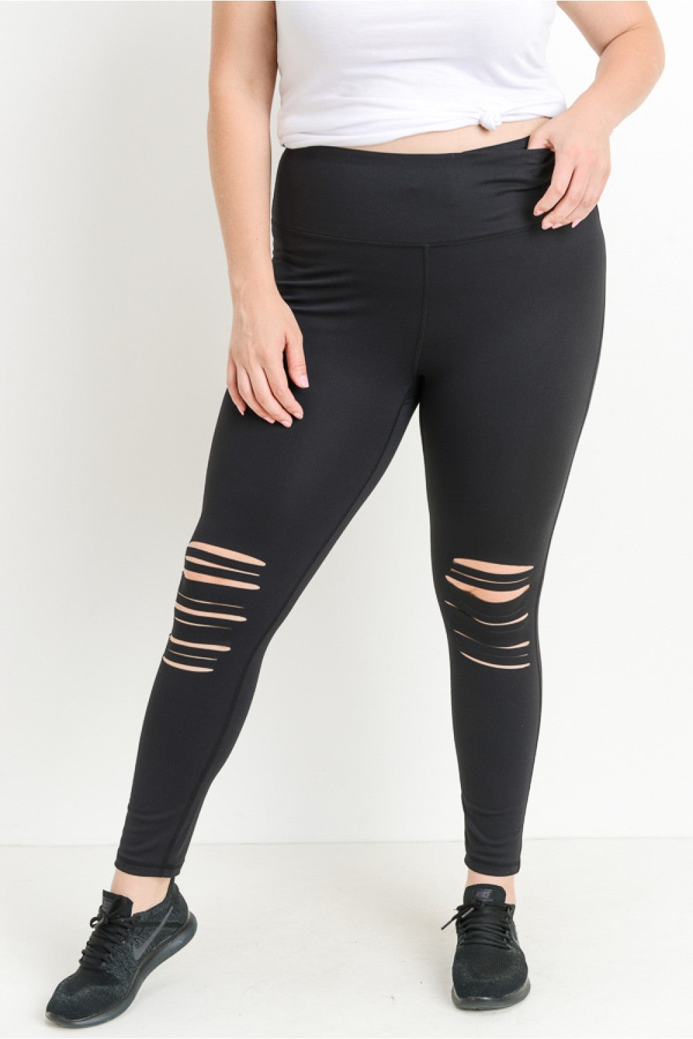 open Knee Lace leggings – Sassy Sapphire Boutique
